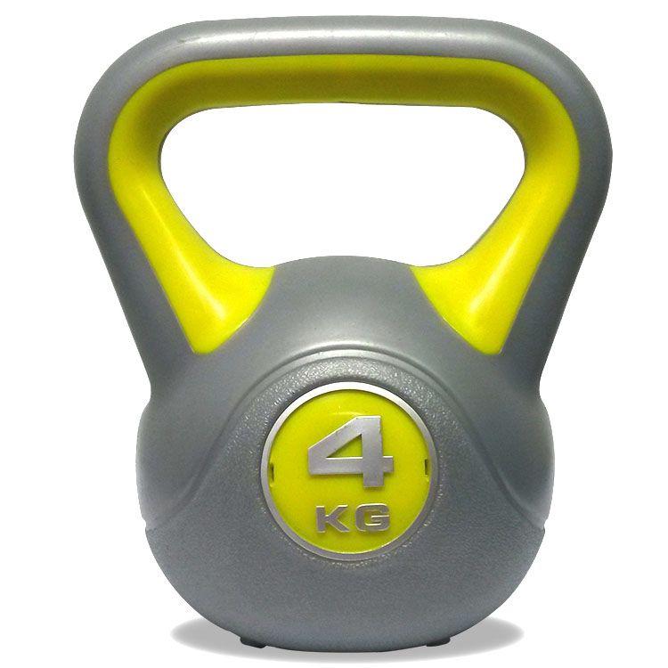 |DKN 2, 4, 6, 8 and 10kg Vinyl Kettlebell Weight Set - 4kg|