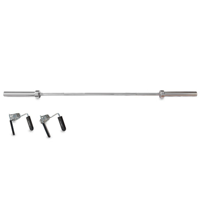 |DKN 6ft Olympic Chrome Barbell Bar with Collars|