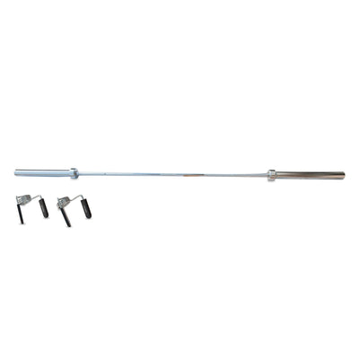 |DKN 7ft Olympic Chrome Barbell Bar with Collars|